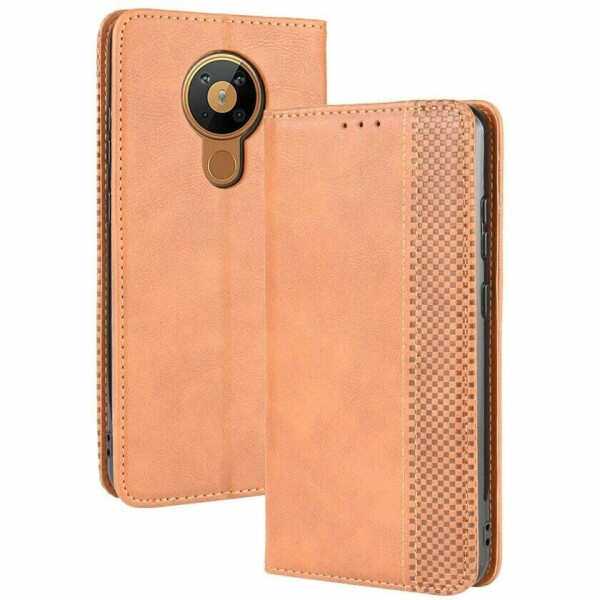 

Чехол Deexe Retro Style для Nokia 5.3 - Brown