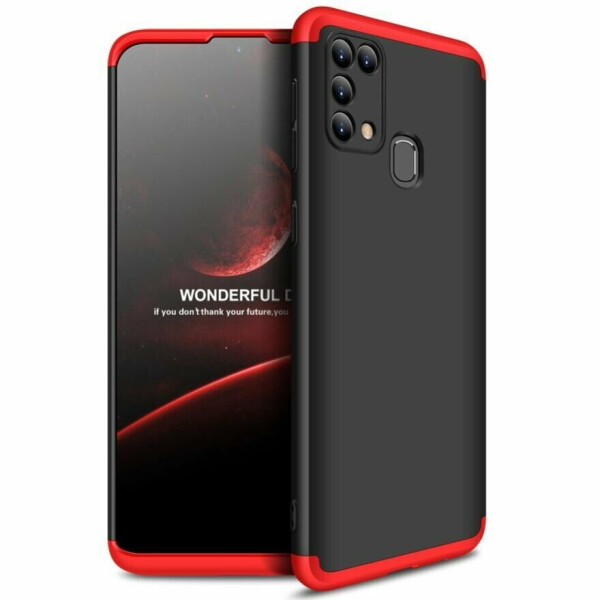 

Защитный чехол GKK Double Dip Case для Samsung Galaxy M31 (M315) - Black / Red