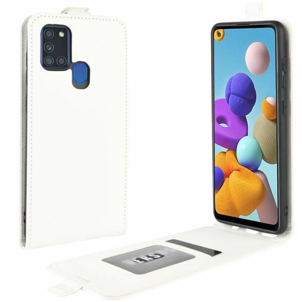 

Чехол Deexe Flip Case для Samsung Galaxy A21s (A217) - White