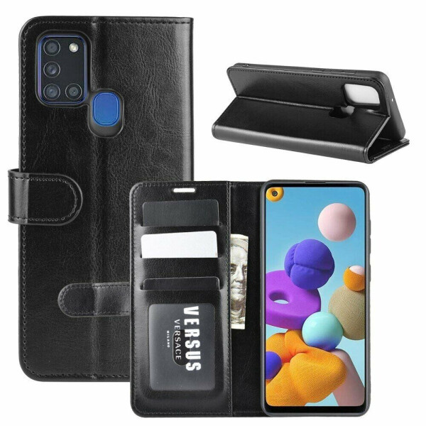 

Чехол-книжка Deexe Wallet Style для Samsung Galaxy A21s (A217) - Black