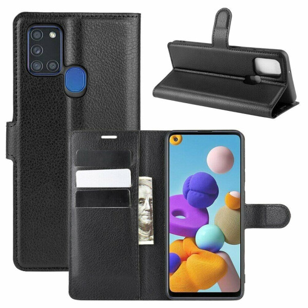 

Чехол-книжка Deexe Book Type для Samsung Galaxy A21s (A217) - Black