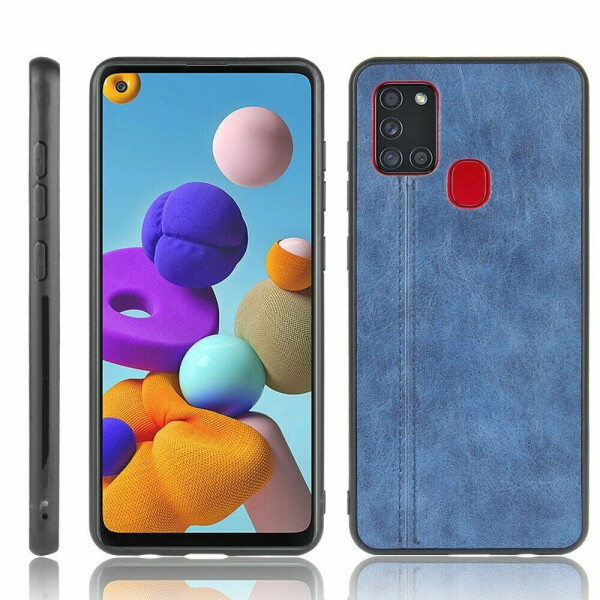 

Защитный чехол UniCase Leather Series для Samsung Galaxy A21s (A217) - Blue
