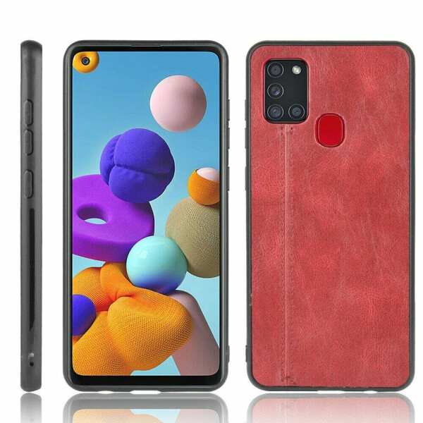 

Защитный чехол UniCase Leather Series для Samsung Galaxy A21s (A217) - Red