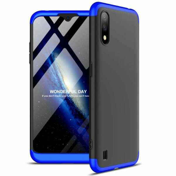 

Защитный чехол GKK Double Dip Case для Samsung Galaxy A01 (A015) - Black / Blue