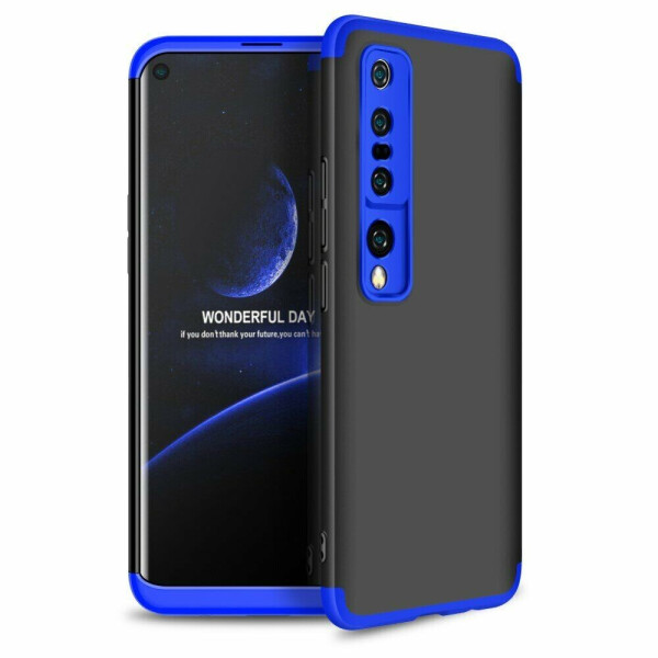 

Защитный чехол GKK Double Dip Case для Xiaomi Mi 10 - Black / Blue