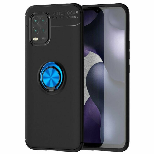 

Защитный чехол UniCase Magnetic Ring для Xiaomi Mi 10 Lite - Black / Blue