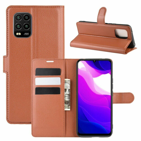 

Чехол-книжка Deexe Book Type для Xiaomi Mi 10 Lite - Brown