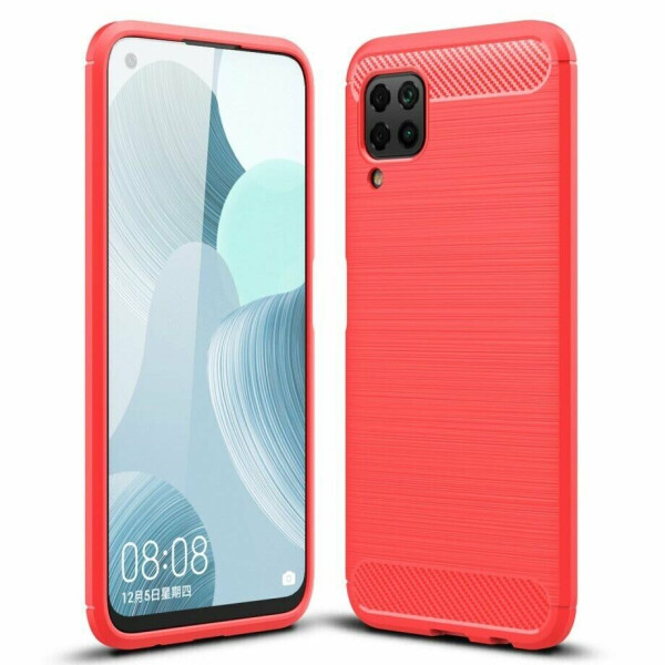 

Защитный чехол UniCase Carbon для Huawei P40 Lite - Red
