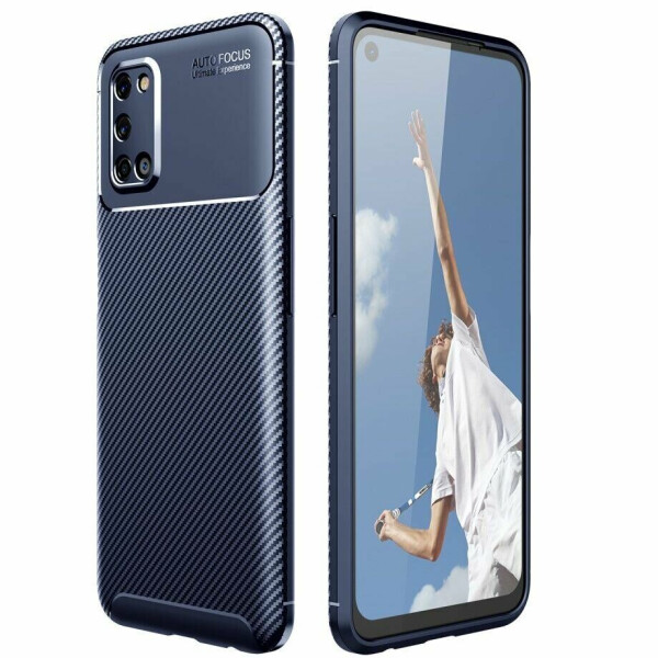 

Защитный чехол Deexe Fusion для OPPO A52 - Blue