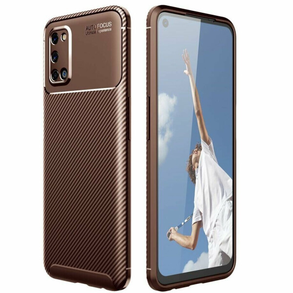 

Защитный чехол Deexe Fusion для OPPO A52 - Brown