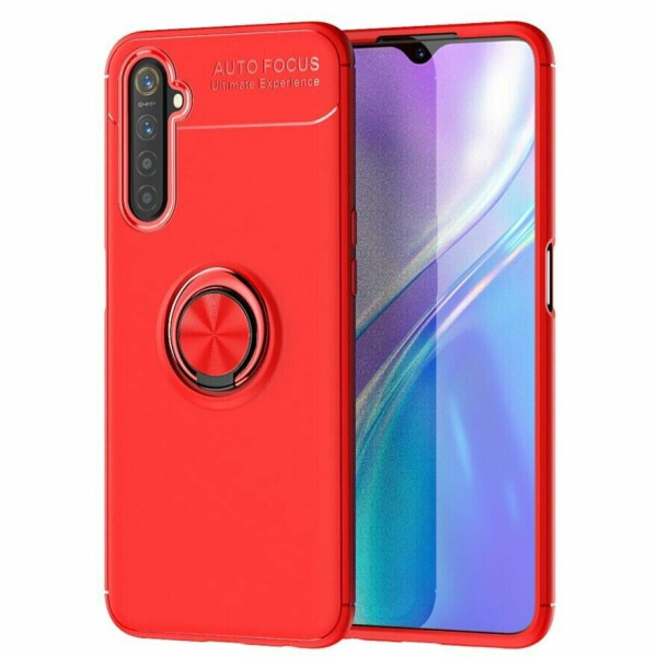 

Защитный чехол UniCase Magnetic Ring для Realme 6 - Red