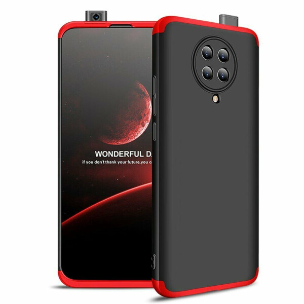 

Защитный чехол GKK Double Dip Case для Xiaomi Poco F2 Pro / Redmi K30 Pro - Black / Red