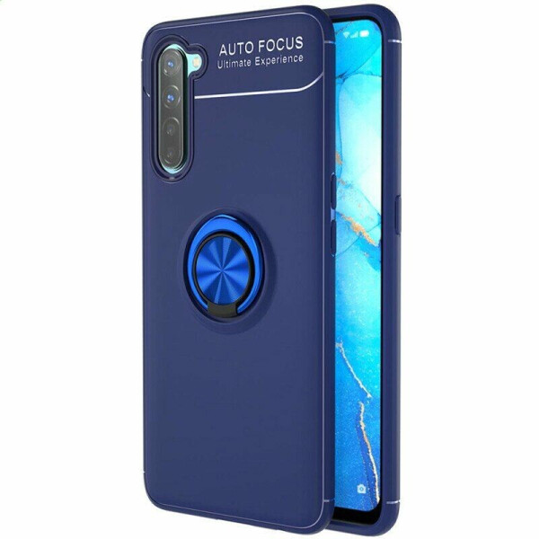 

Защитный чехол UniCase Magnetic Ring для Realme 6 Pro - Black / Blue