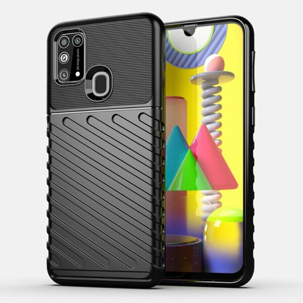 

Защитный чехол Deexe Thunder Series для Samsung Galaxy M31 (M315) - Black
