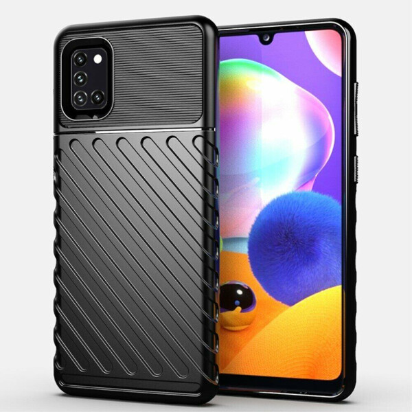 

Защитный чехол Deexe Thunder Series для Samsung Galaxy A31 (A315) - Black