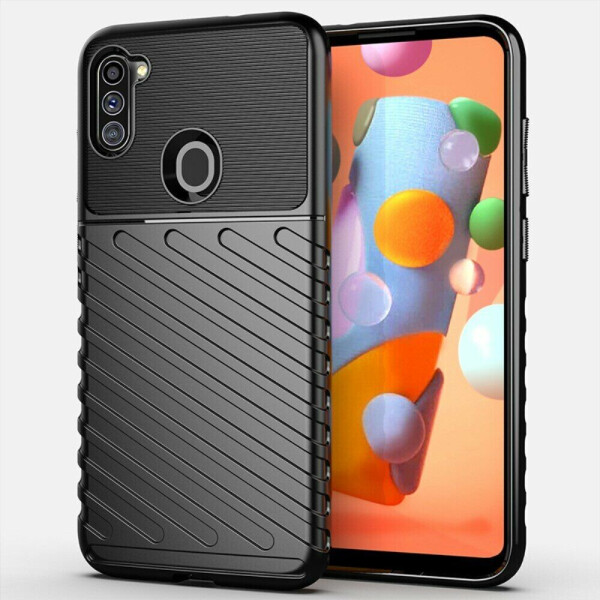 

Защитный чехол Deexe Thunder Series для Samsung Galaxy A11 (A115) - Black