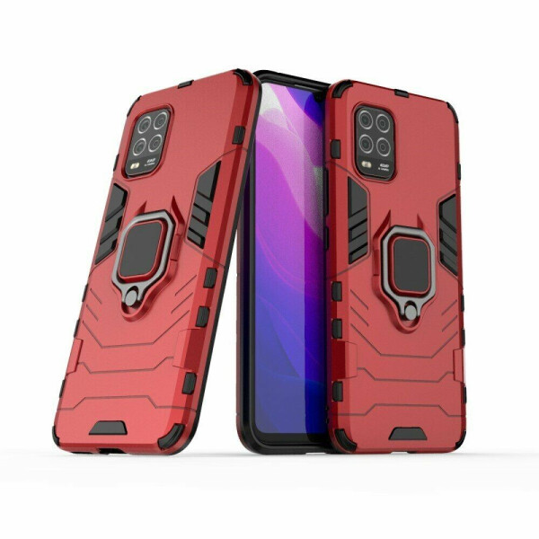 

Защитный чехол Deexe Hybrid Case для Xiaomi Mi 10 Lite - Red