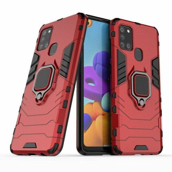 

Защитный чехол Deexe Hybrid Case для Samsung Galaxy A21s (A217) - Red