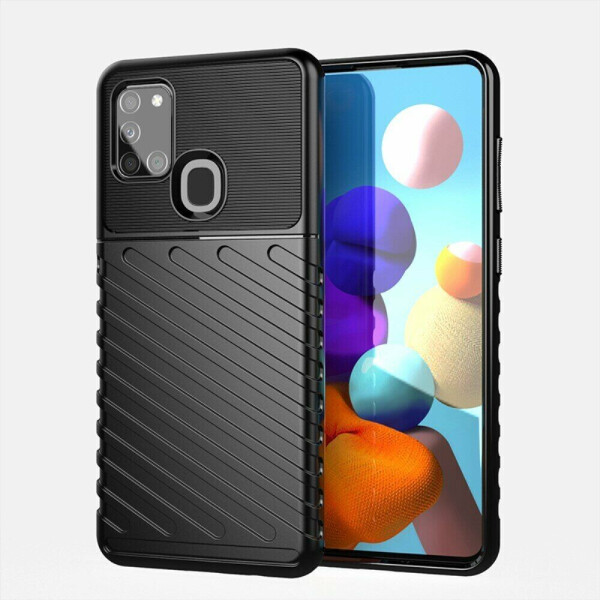 

Защитный чехол Deexe Thunder Series для Samsung Galaxy A21s (A217) - Black
