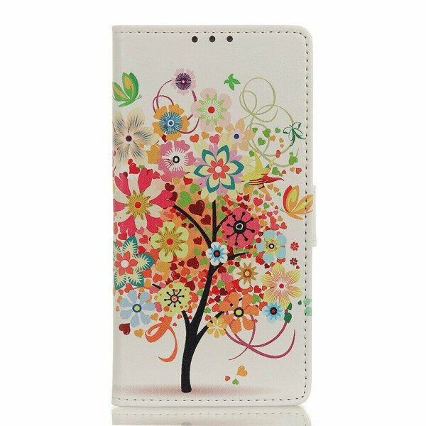 

Чехол Deexe Life Style Wallet для Huawei Y5p - Colorful Tree