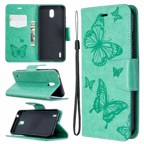 

Чехол UniCase Butterfly Pattern для Nokia 1.3 - Green