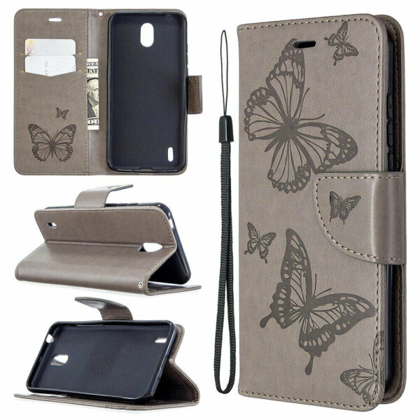 

Чехол UniCase Butterfly Pattern для Nokia 1.3 - Grey