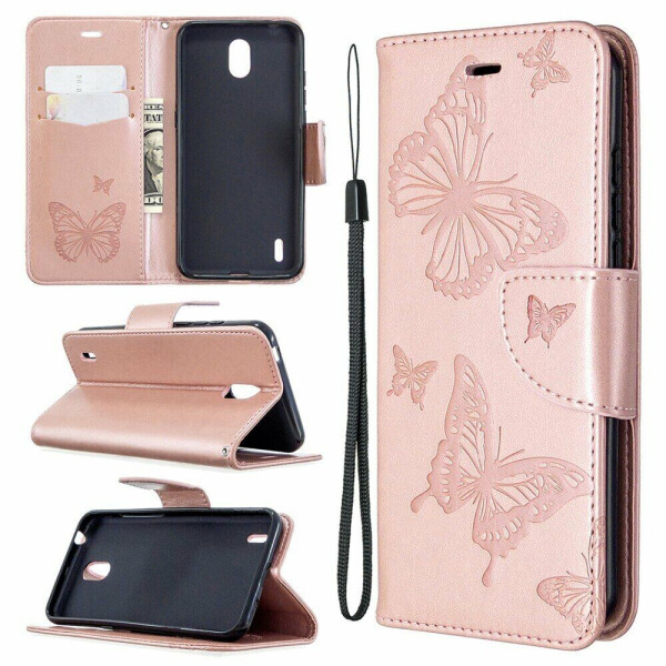 

Чехол UniCase Butterfly Pattern для Nokia 1.3 - Rose Gold