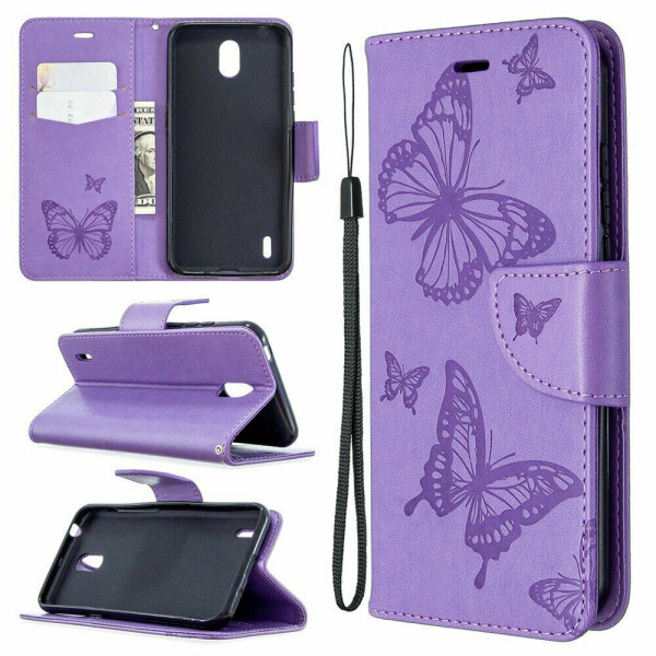 

Чехол UniCase Butterfly Pattern для Nokia 1.3 - Purple