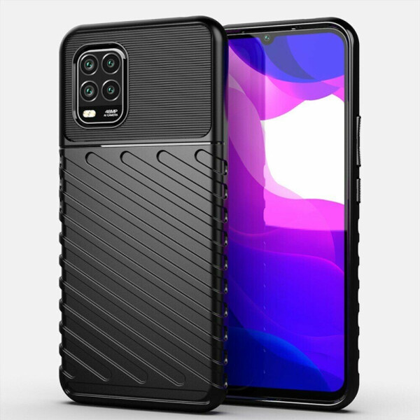 

Защитный чехол Deexe Thunder Series для Xiaomi Mi 10 Lite - Black