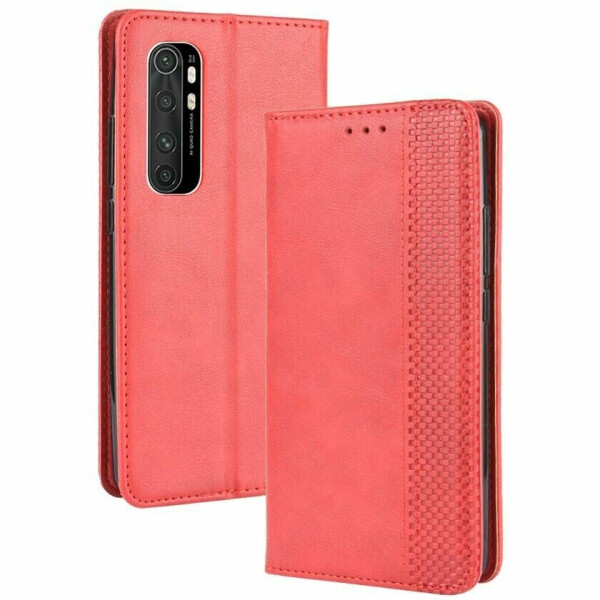 

Чехол Deexe Retro Style для Xiaomi Mi Note 10 Lite - Red
