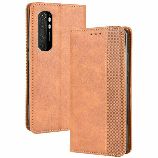 

Чехол Deexe Retro Style для Xiaomi Mi Note 10 Lite - Brown