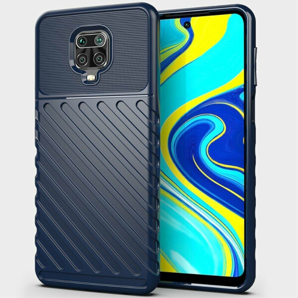 

Защитный чехол Deexe Thunder Series для Xiaomi Redmi Note 9 Pro / Note 9 Pro Max / Note 9s - Blue