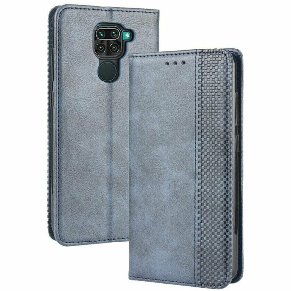 

Чехол Deexe Retro Style для Xiaomi Redmi Note 9 - Blue