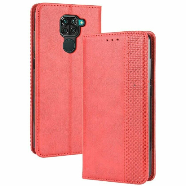 

Чехол Deexe Retro Style для Xiaomi Redmi Note 9 - Red