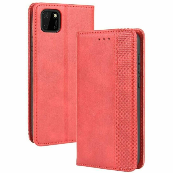 

Чехол Deexe Retro Style для Huawei Y5p - Red