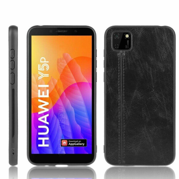 

Защитный чехол UniCase Leather Series для Huawei Y5p - Black