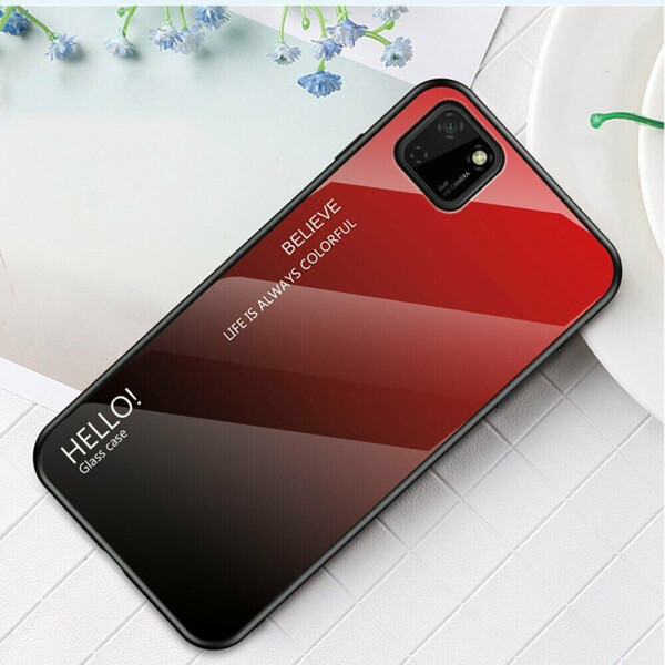 

Защитный чехол Deexe Gradient Color для Huawei Y5p - Red / Black