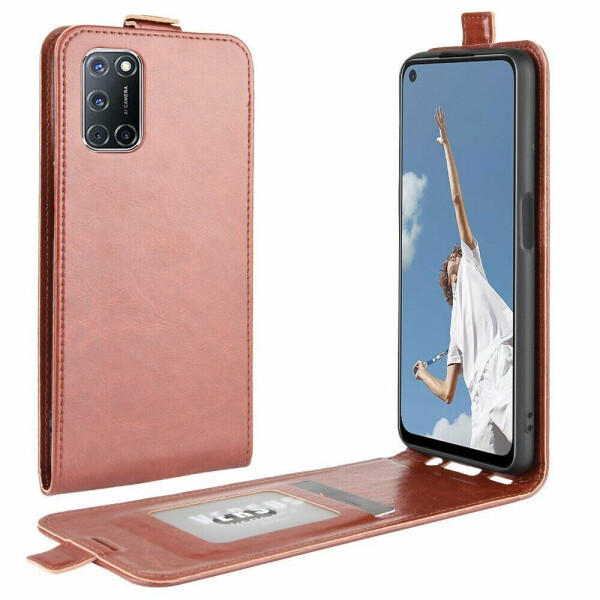 

Чехол Deexe Flip Case для OPPO A52 / A72 / A92 - Brown