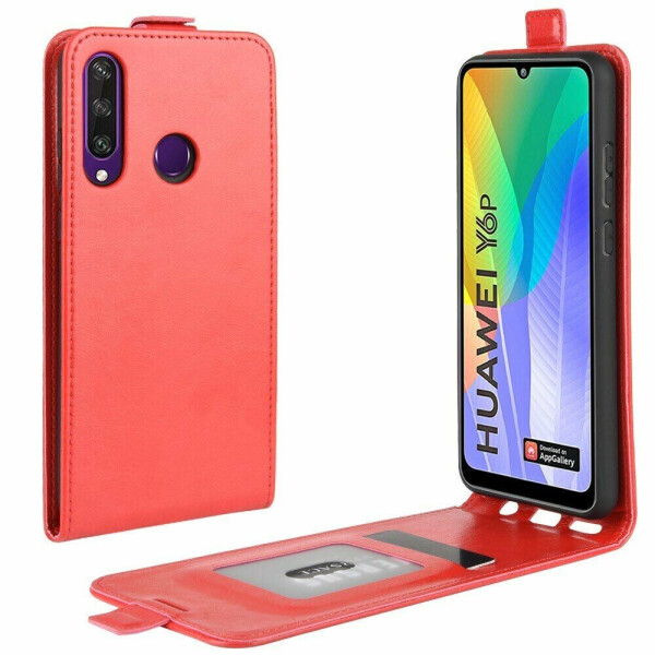 

Чехол Deexe Flip Case для Huawei Y6p - Red