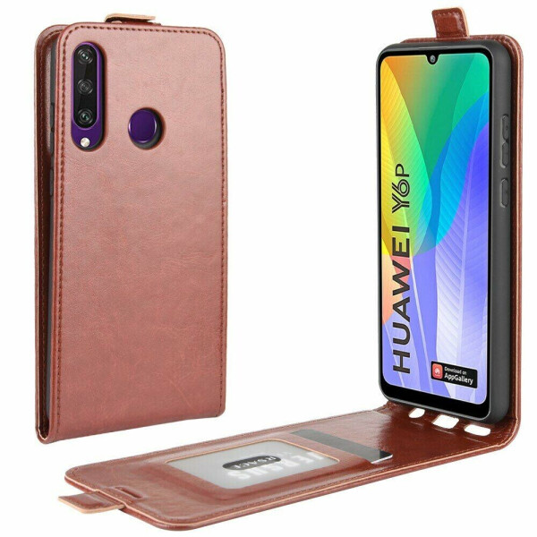 

Чехол Deexe Flip Case для Huawei Y6p - Brown