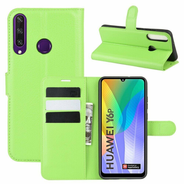 

Чехол-книжка Deexe Book Type для Huawei Y6p - Green
