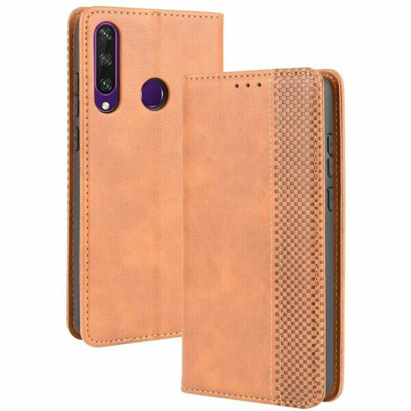 

Чехол Deexe Retro Style для Huawei Y6p - Brown