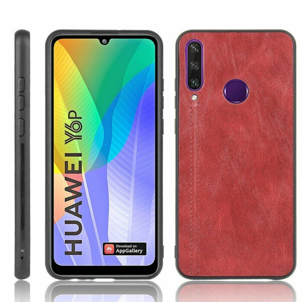 

Защитный чехол UniCase Leather Series для Huawei Y6p - Red