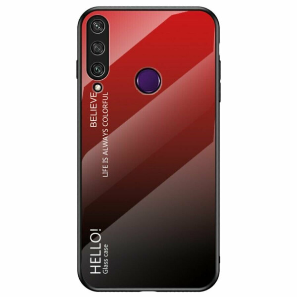 

Защитный чехол Deexe Gradient Color для Huawei Y6p - Red / Black