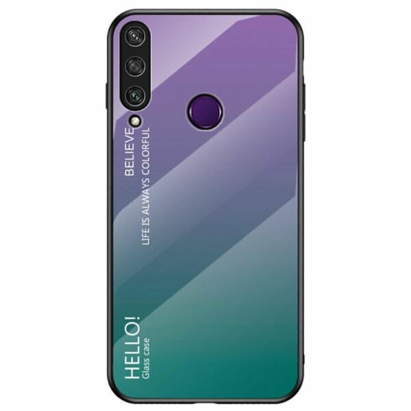 

Защитный чехол Deexe Gradient Color для Huawei Y6p - Purple / Green