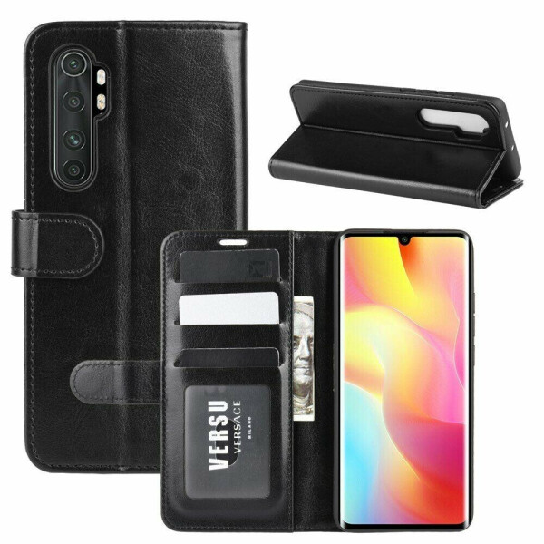 

Чехол-книжка Deexe Wallet Style для Xiaomi Mi Note 10 Lite - Black