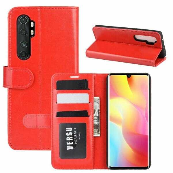 

Чехол-книжка Deexe Wallet Style для Xiaomi Mi Note 10 Lite - Red