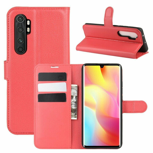 

Чехол-книжка Deexe Book Type для Xiaomi Mi Note 10 Lite - Red