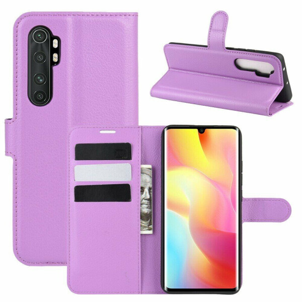 

Чехол-книжка Deexe Book Type для Xiaomi Mi Note 10 Lite - Purple