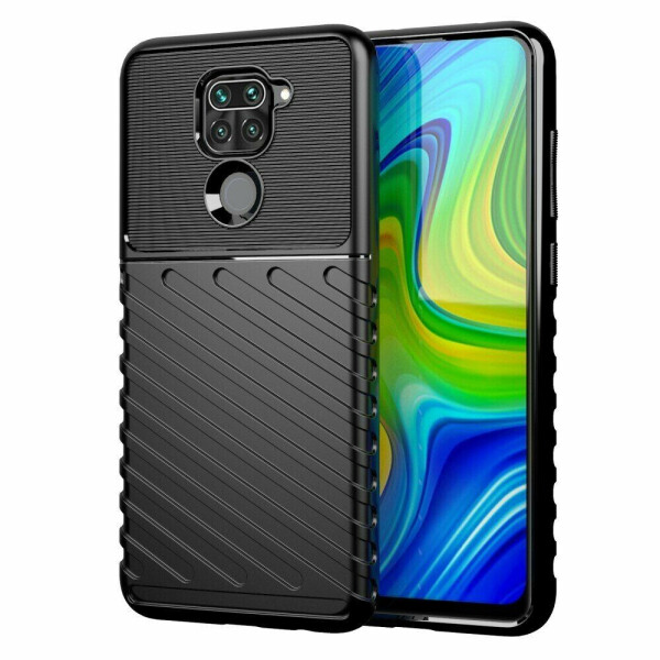 

Защитный чехол Deexe Thunder Series для Xiaomi Redmi Note 9 - Black